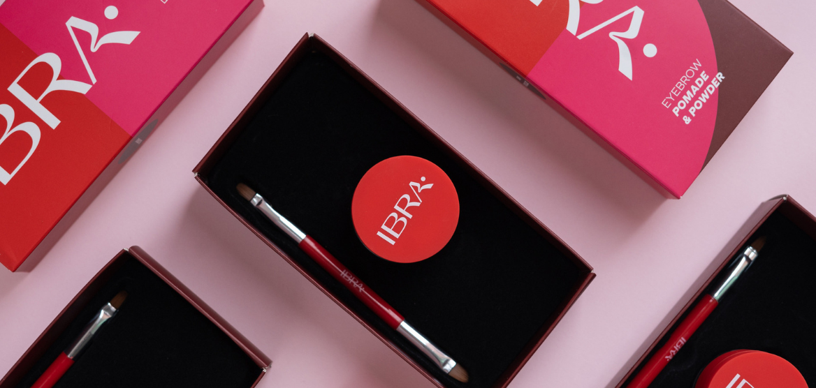 Pełne, wyraziste brwi w jedną chwilę! Pomady do brwi 2w1 Ibra Makeup