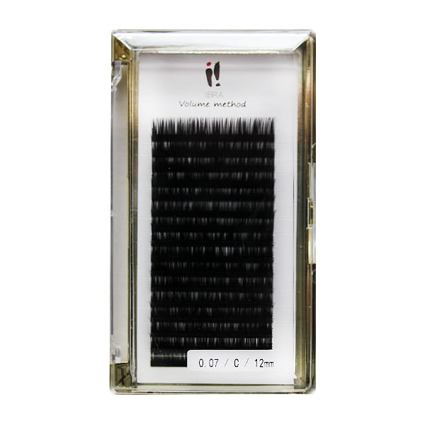 Volumen Methode Wimpern 0.07 C 12MM IBRA Makeup