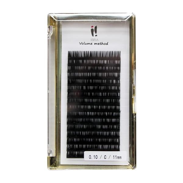 Volumen Methode Wimpern 0.10 C 11MM IBRA Makeup