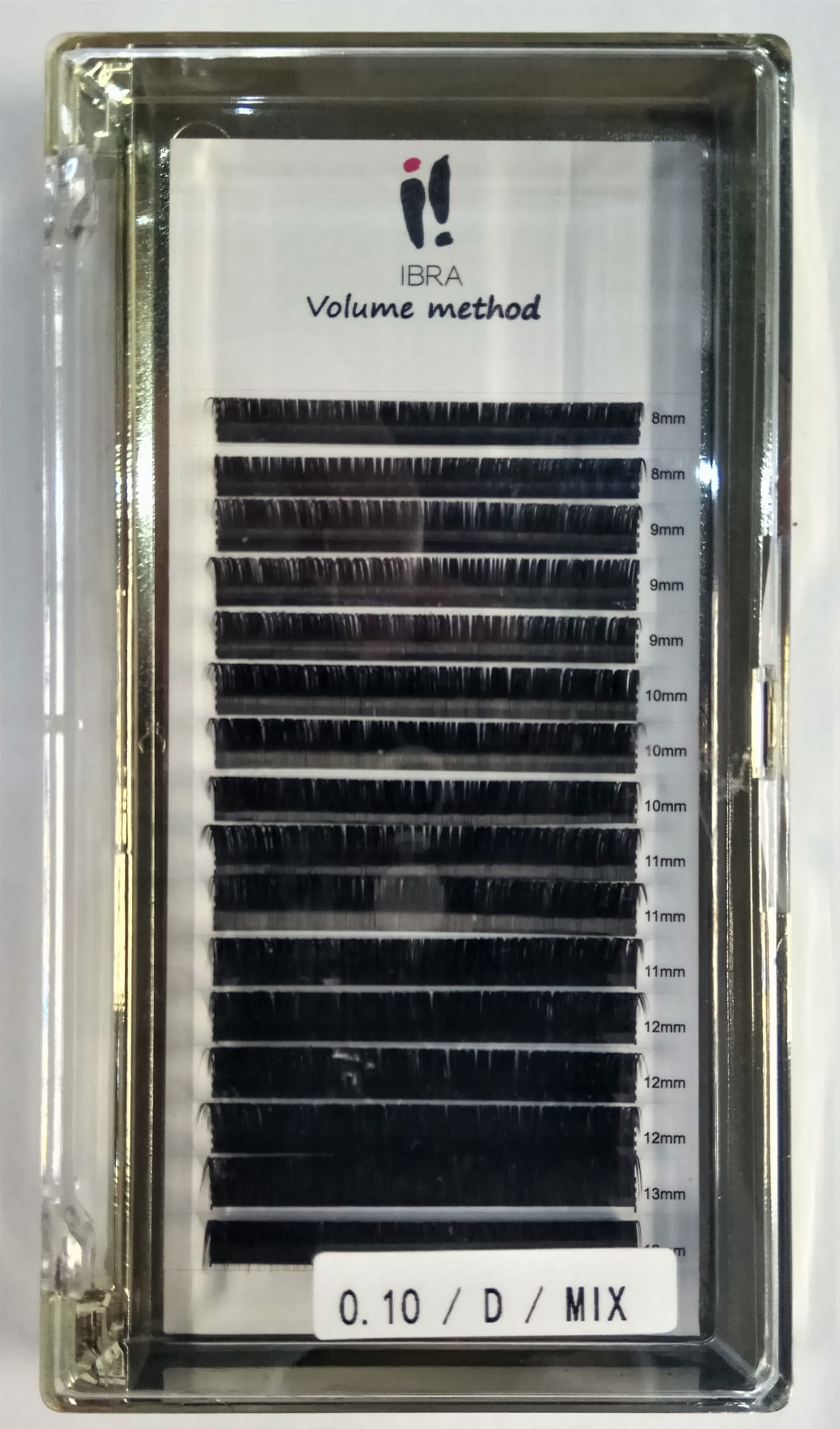 Volumen Methode Wimpern 0.10 D MIX IBRA Makeup
