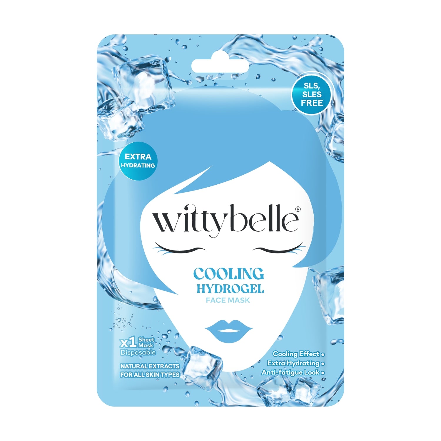 Wittybelle Cooling Hydrogel Face Mask
