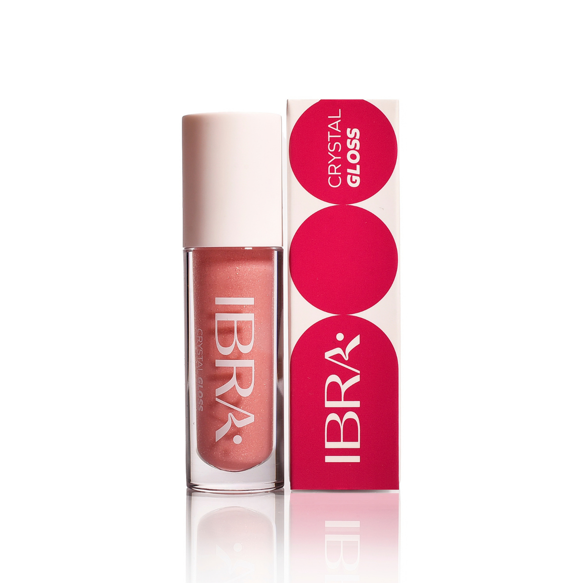 Odżywczy błyszczyk do ust z krystalicznymi drobinkami Crystal Gloss nr 1 IBRA Makeup