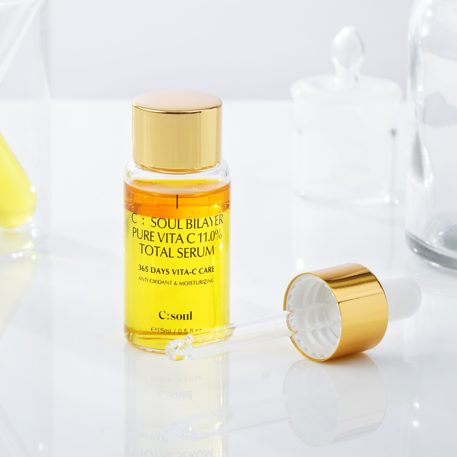 Bilayer Pure Vita C 11% Total Serum Nawilżające Serum Antyoksydacyjne do twarzy C:Soul