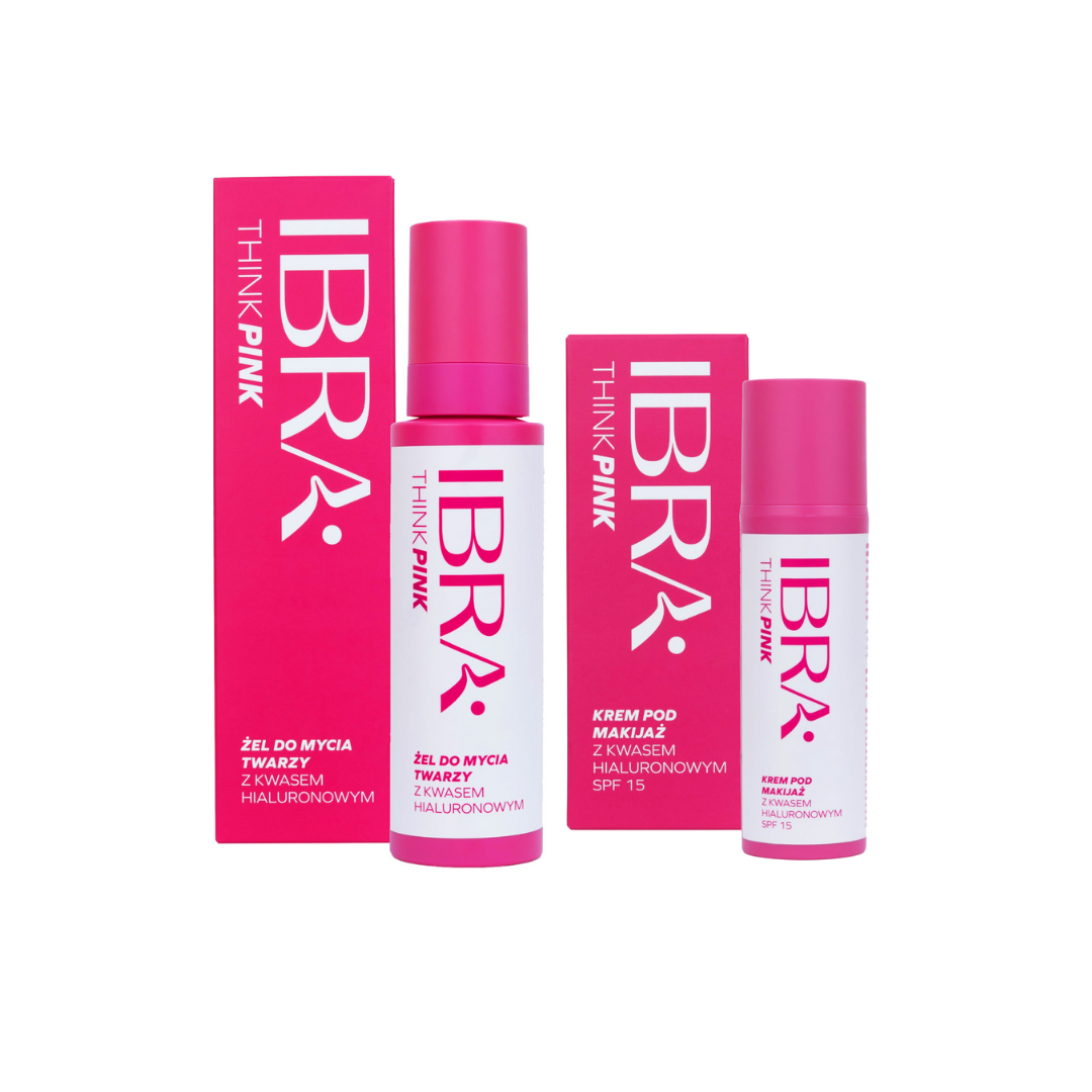 Schminkcreme mit Hyaluronsäure SPF 15 50ml Think Pink IBRA Makeup