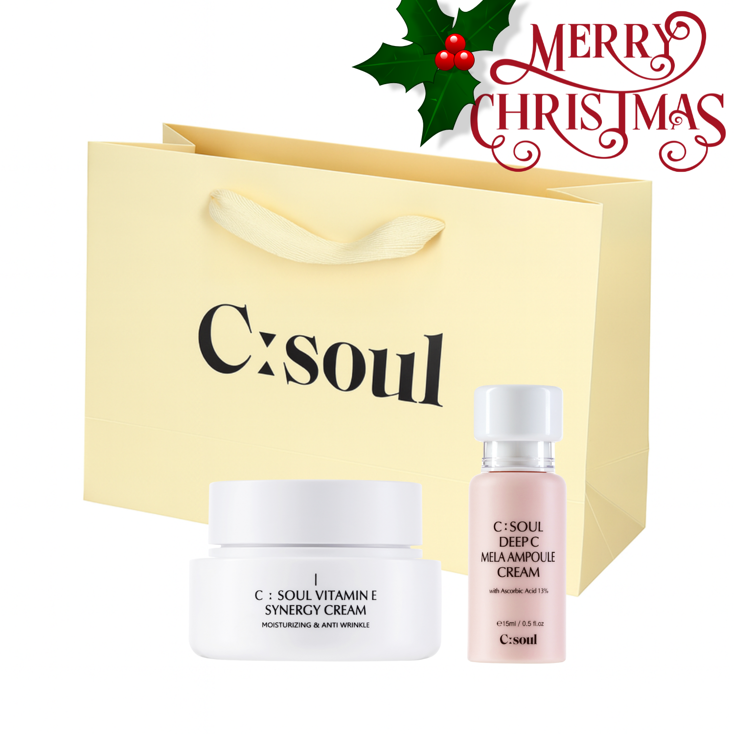 Zestaw Odżywczy Krem do twarzy + Nawilżający Krem-Serum do twarzy na przebarwienia C:Soul