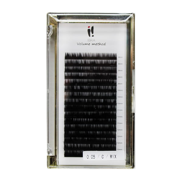 Volumen Methode Wimpern 0.05 C MIX IBRA Makeup