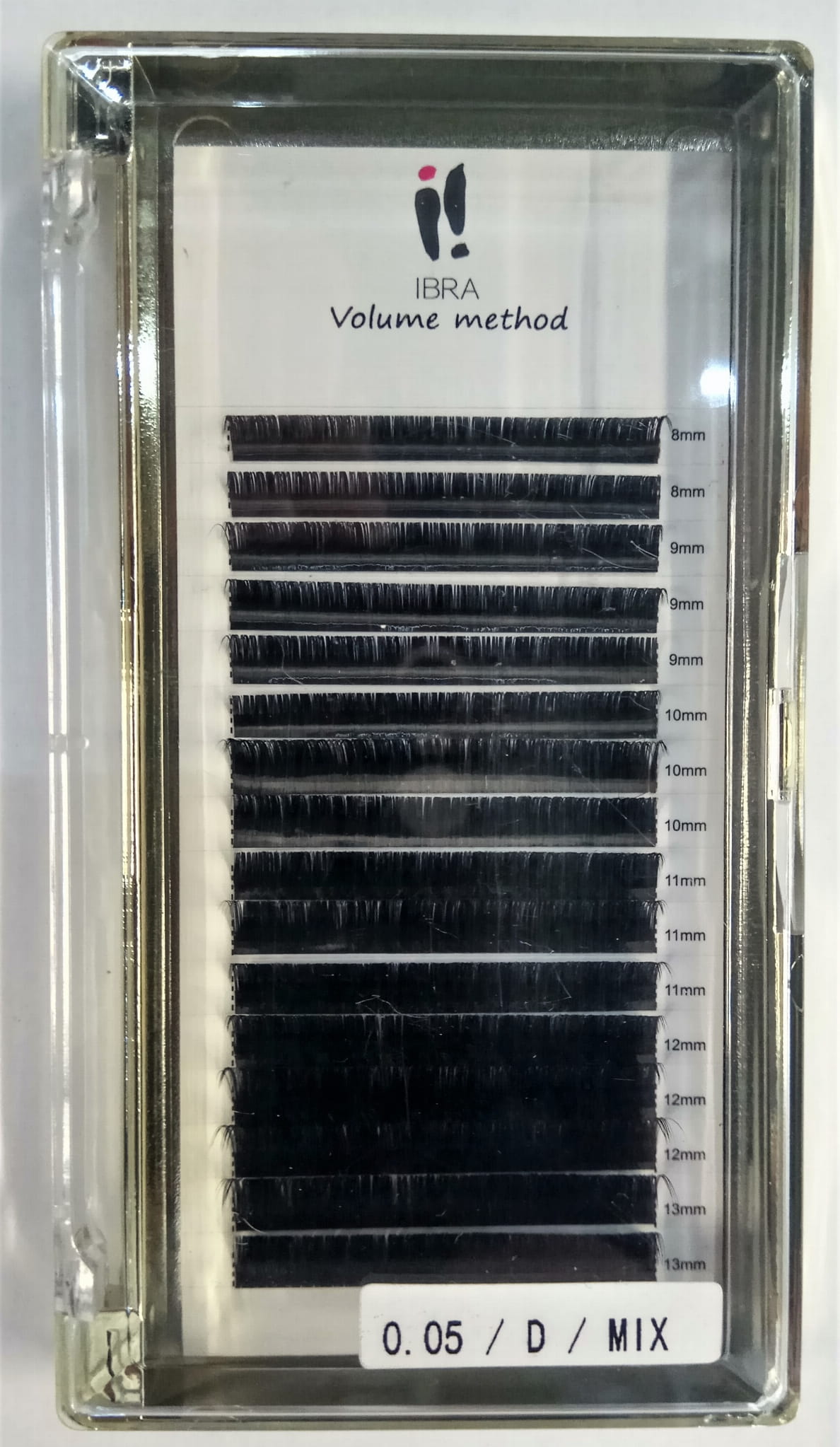 Volumen Methode Wimpern 0.05 D MIX IBRA Makeup