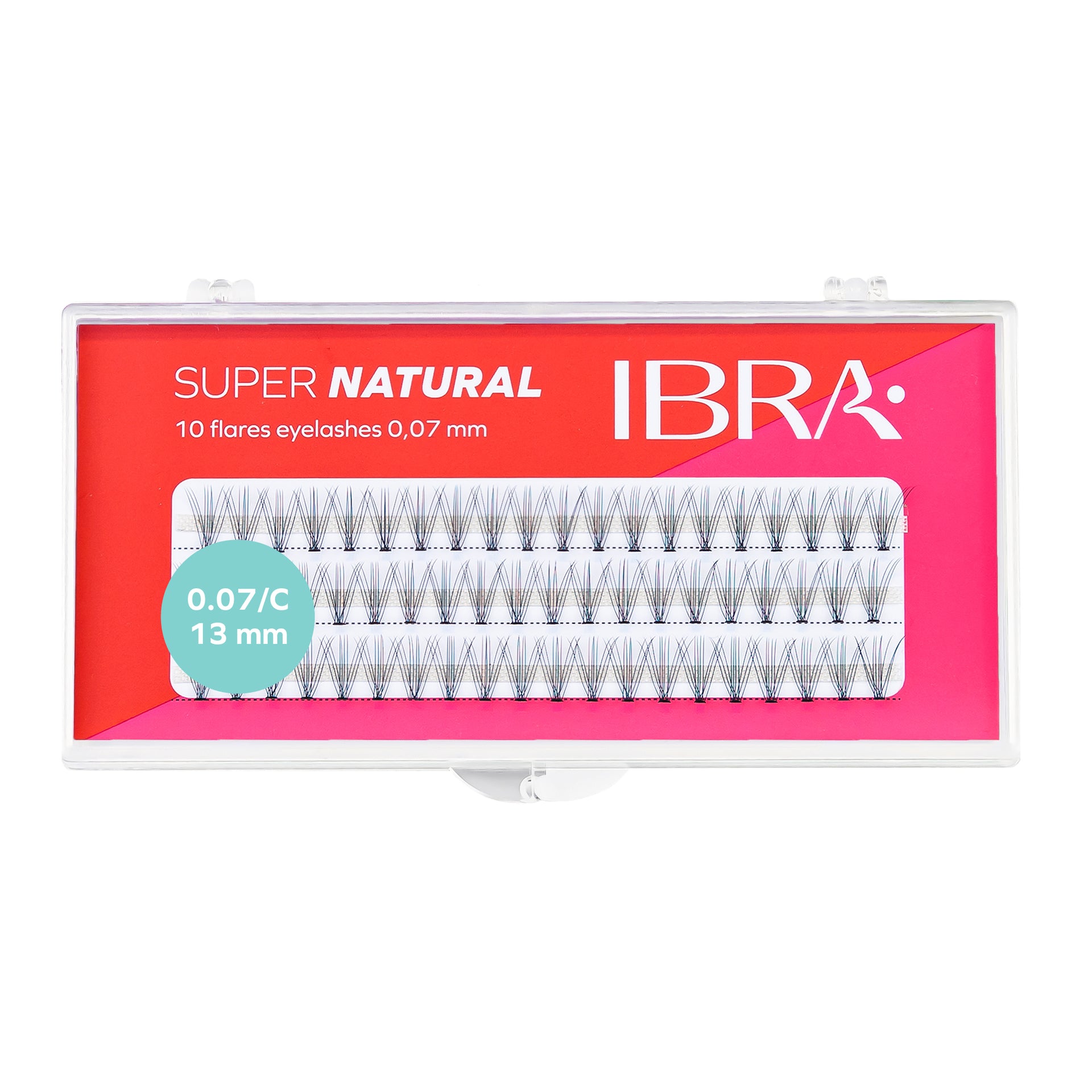 Ciuffi di ciglia finte IBRA Makeup Super Natural da 13 mm