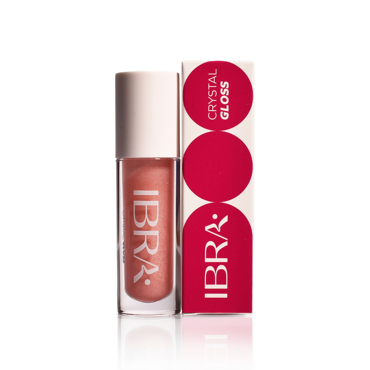 Odżywczy błyszczyk do ust z krystalicznymi drobinkami Crystal Gloss nr 2 IBRA Makeup