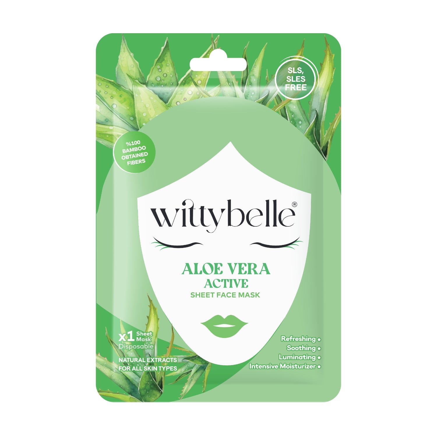 Wittybelle Aloe Face Mask