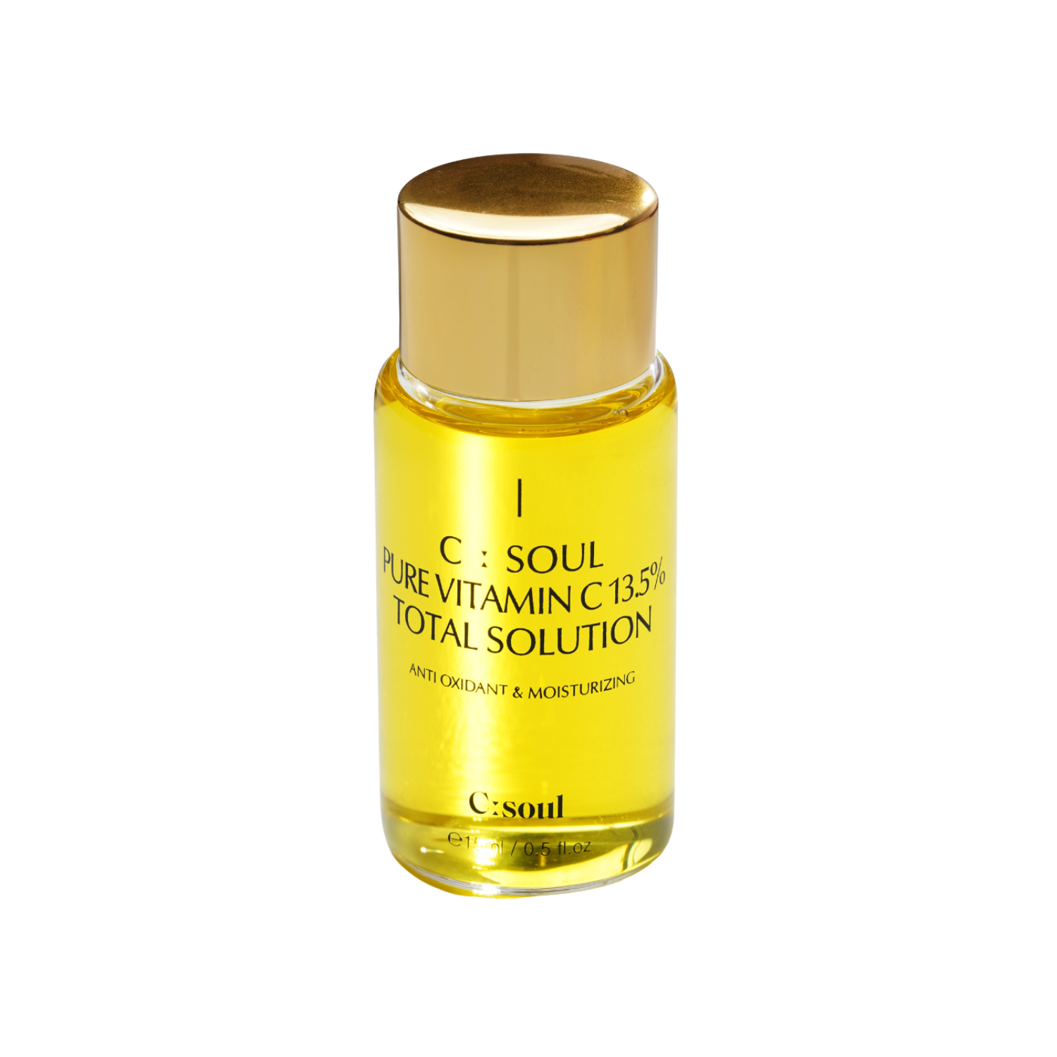 Pure Vitamin C 13.5% Total Solution Moisturizing Antioxidant Facial Serum C:Soul