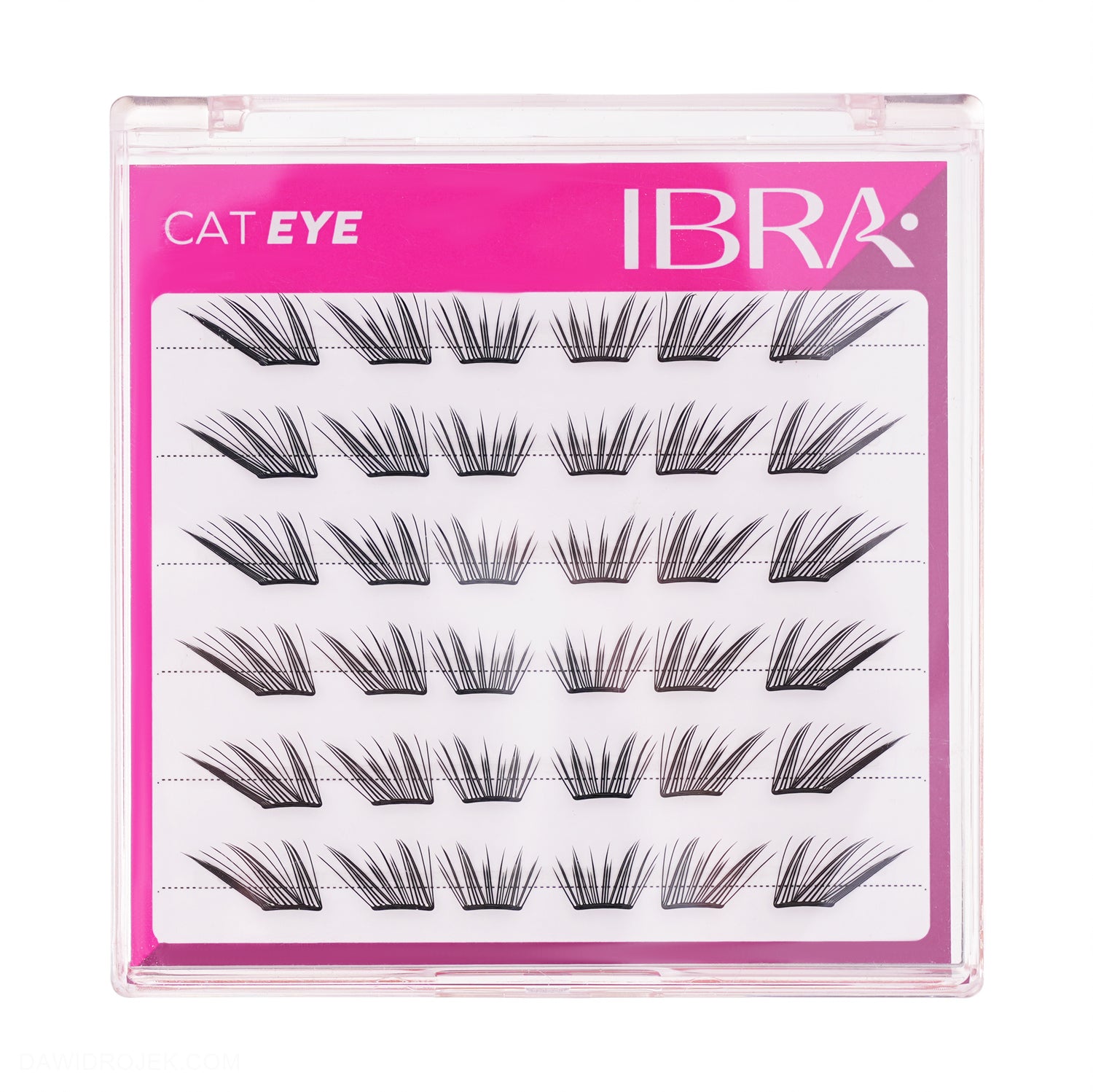 Samoprzylepne Kępki rzęs Cat Eye IBRA Makeup