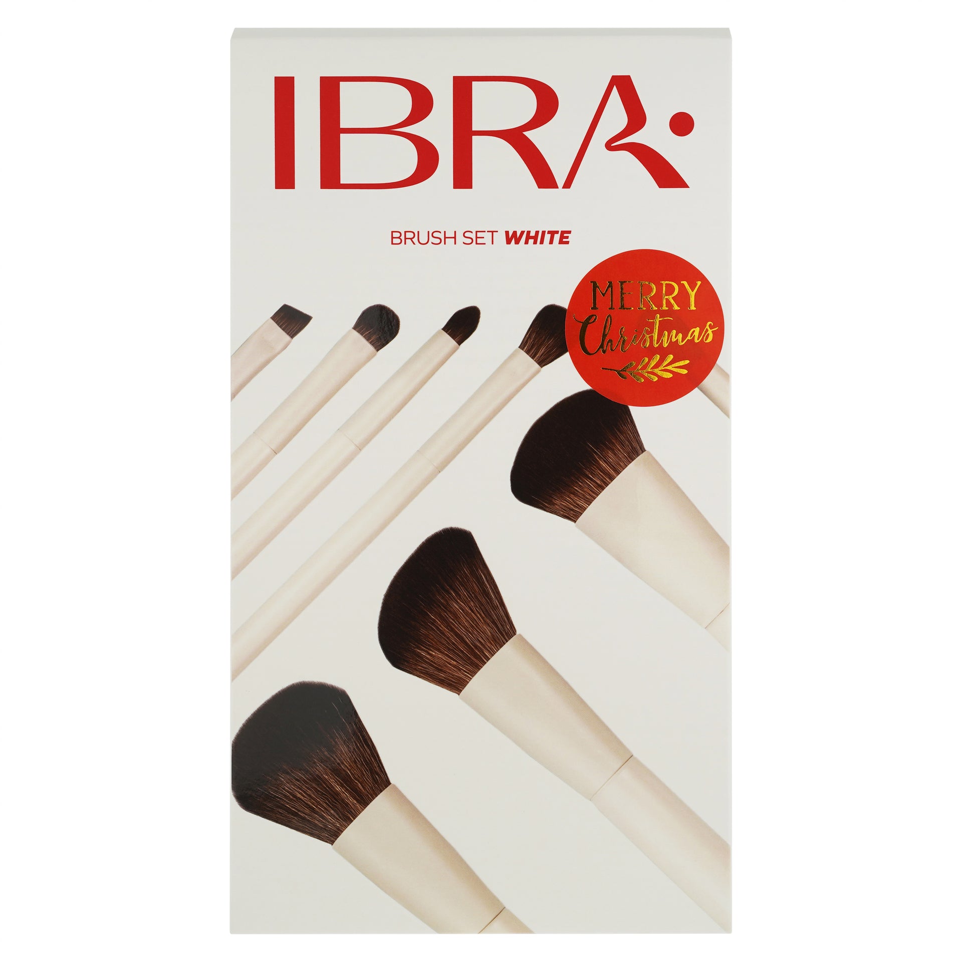 White IBRA Makeup Brush Set