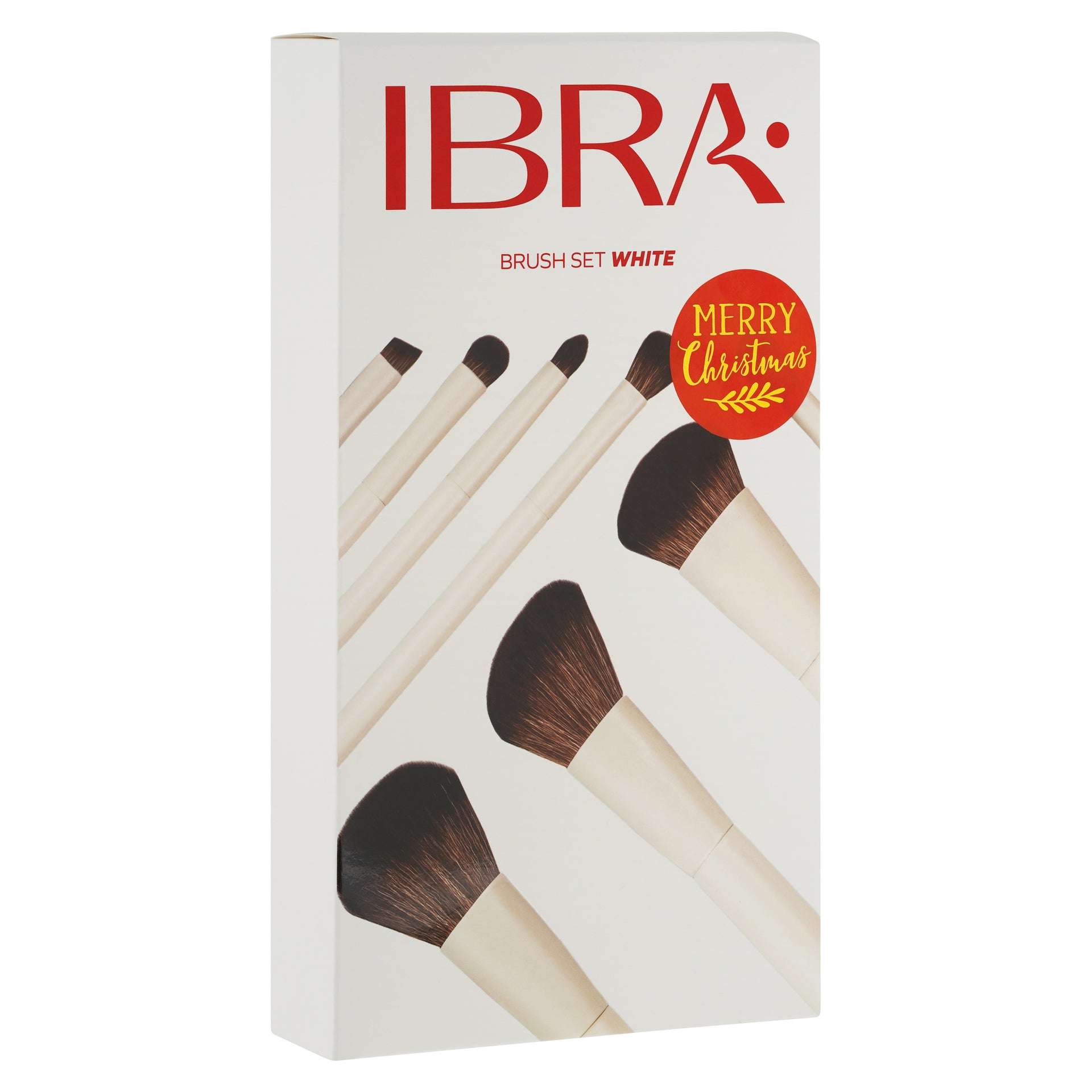 White IBRA Makeup Brush Set
