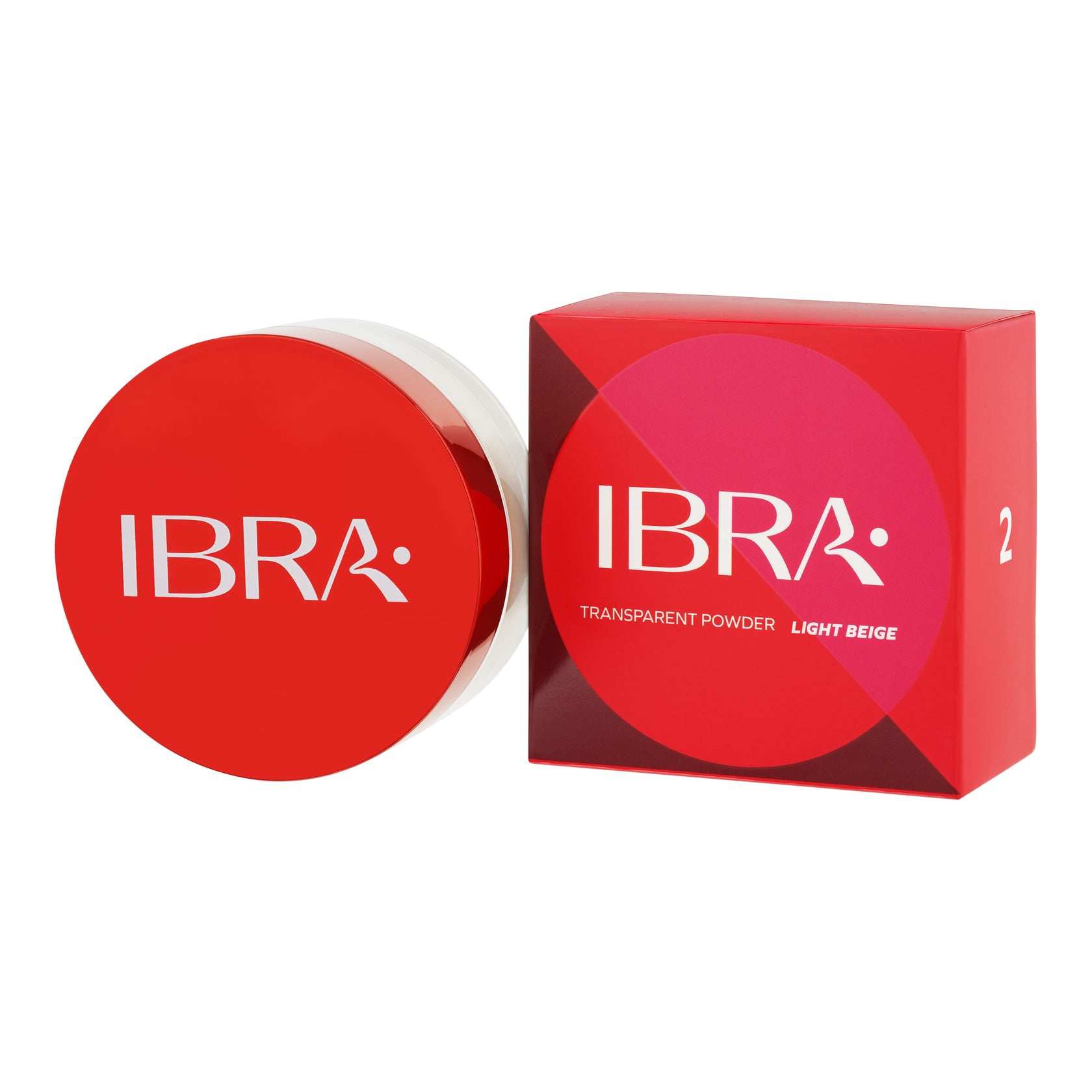 Loose transparent powder Ibra Makeup No 2