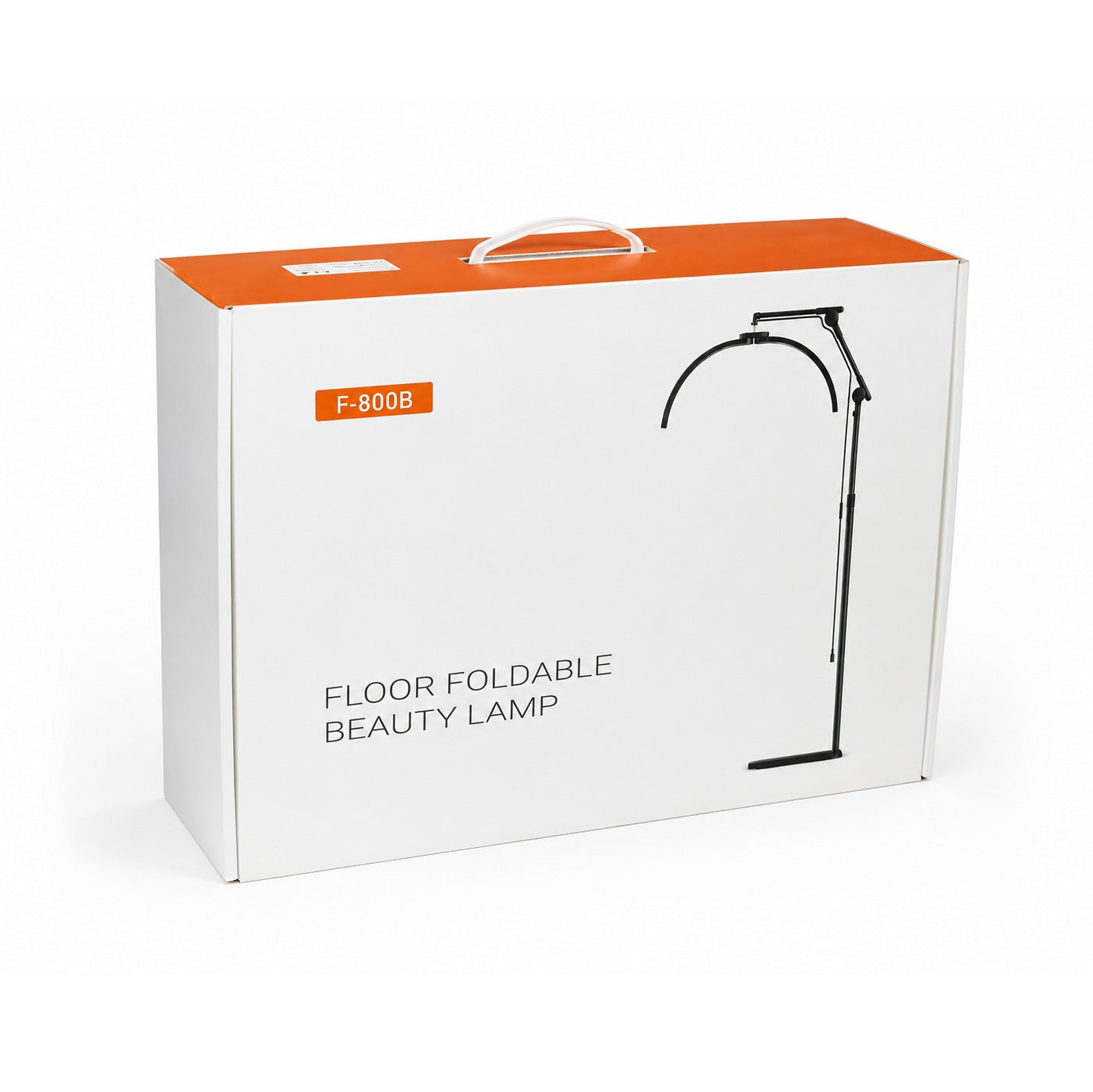 Lampa LED półpierścieniowa LUNA podłogowa czarna ARUBA