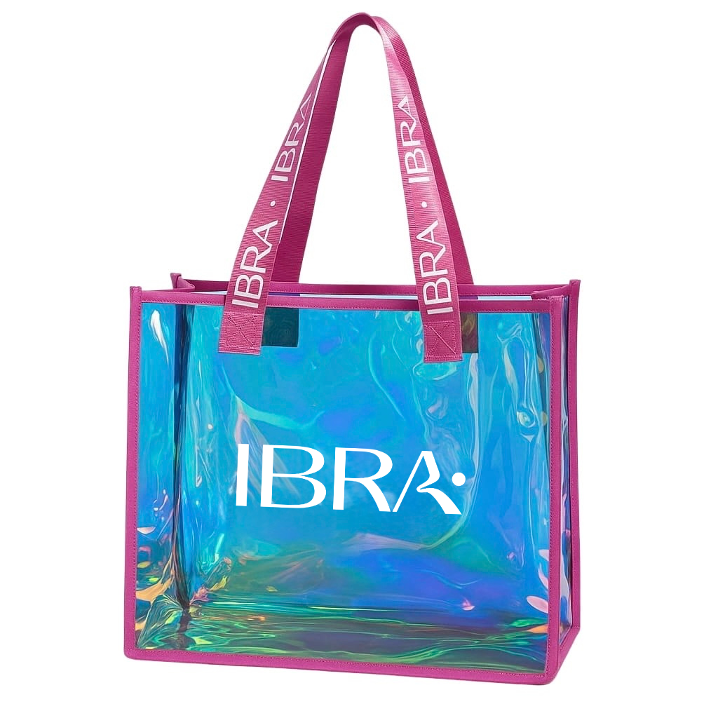 Pinke IBRA Makeup Werbetasche