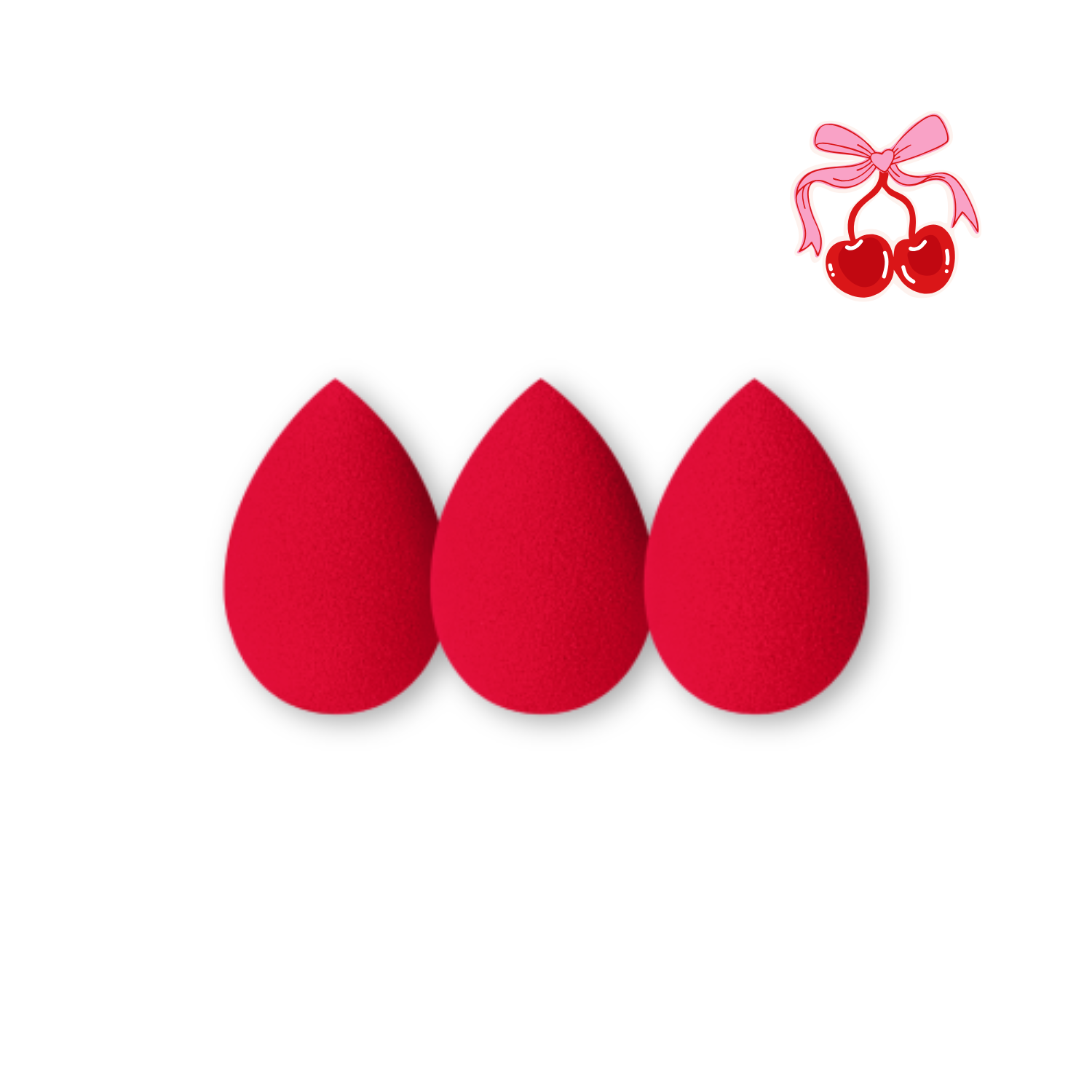 Make-up sponge set Red Ibra Makeup