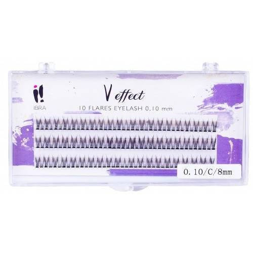 Ciglia finte effetto V C 8mm IBRA Makeup